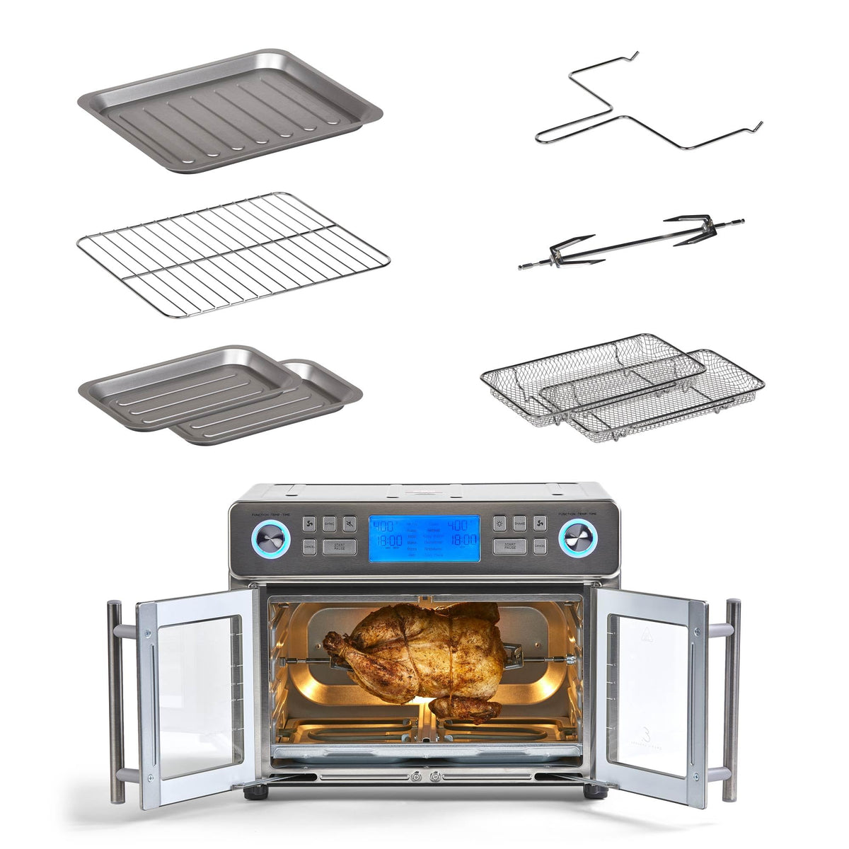 Lagasse Dual Zone Technology 25QT Air Fryer Oven (Dual Zone)