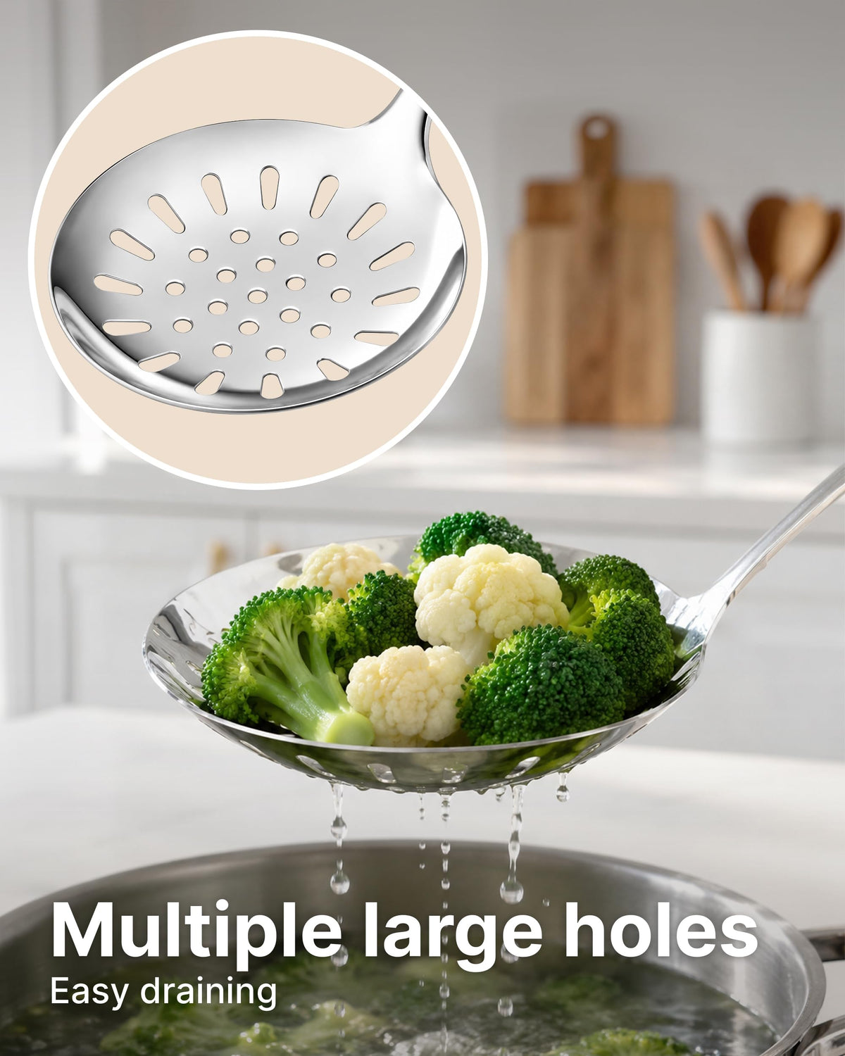 Stainless Steel Slotted Spoon