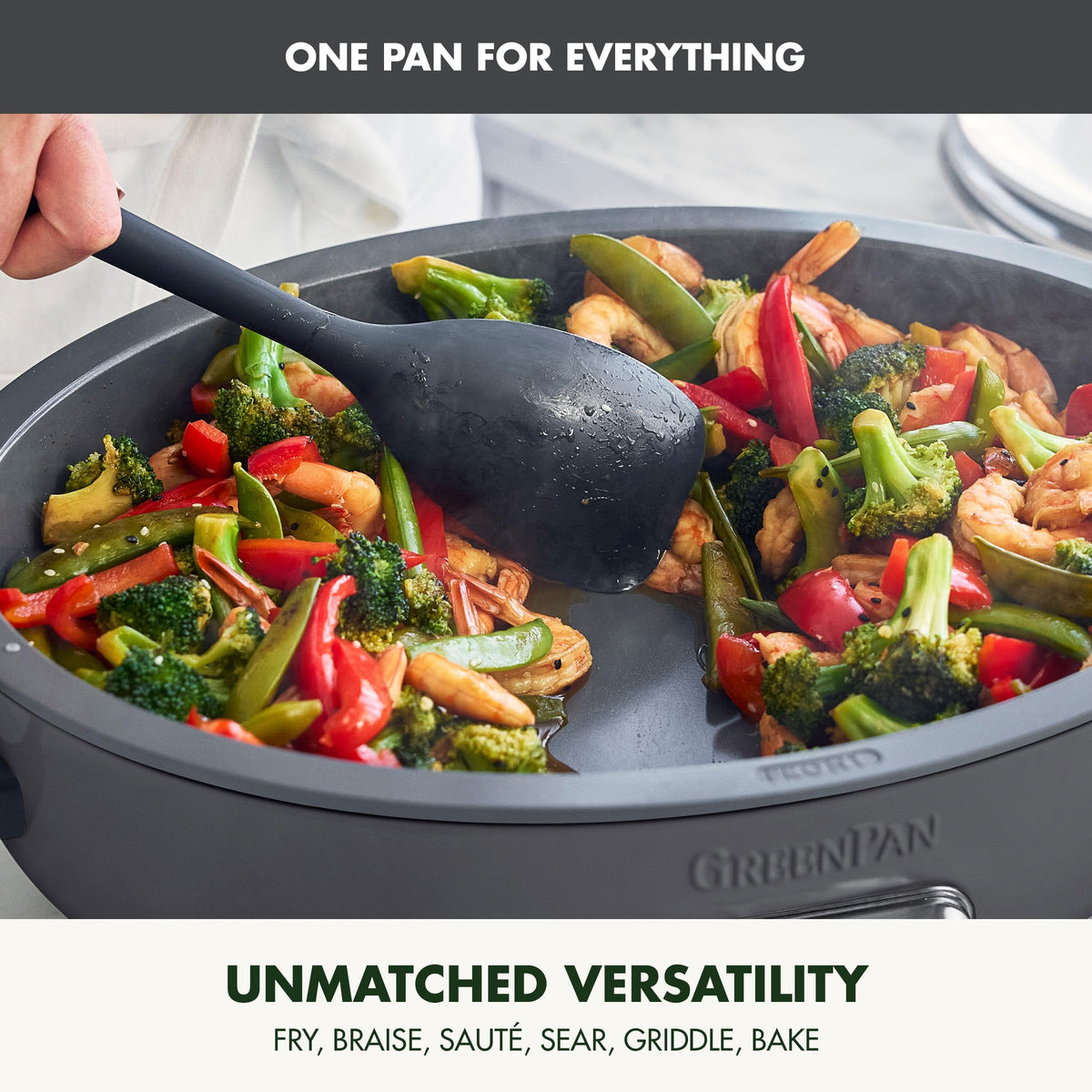 Elite 5.5QT Electric Oval Skillet (5.5 Quarts / Gray)