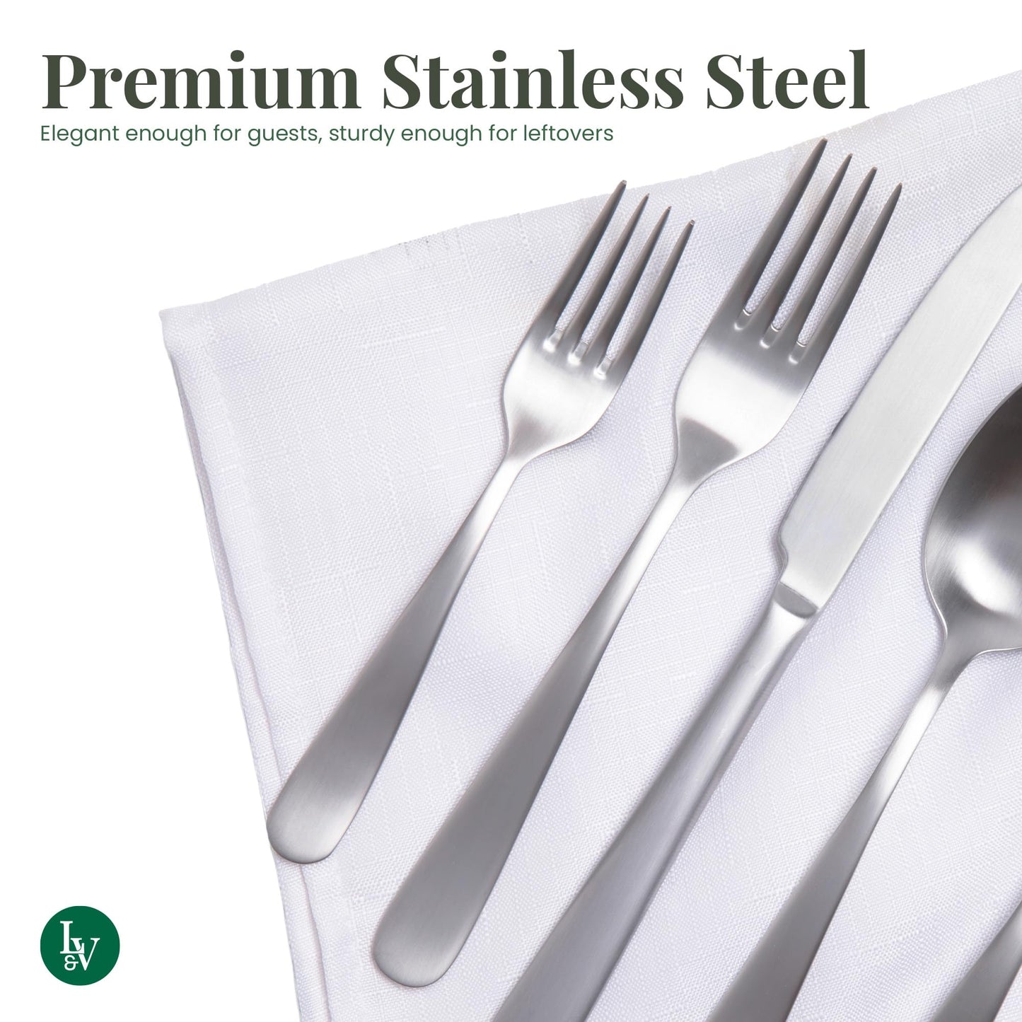 Signature Stainless Steel Flatware 20 (Satin Finish)