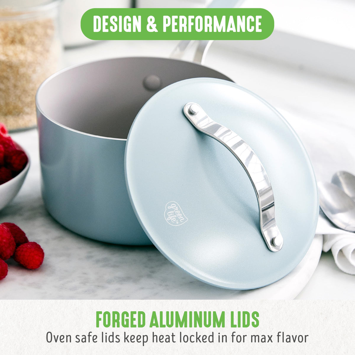 2 Quart Nonstick Saucepan with Lid