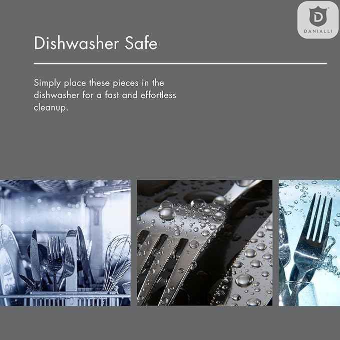 Modern Silverware Set, 18/10 Stainless Steel Flatware, Mirror Finish, Dishwasher Safe, Elegant Cutlery for Home and Dining, Built to Last (60-Piece, Imperial)