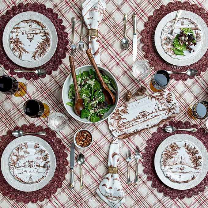 Juliska Country Estate Harvest Party Plate Assorted Set/4