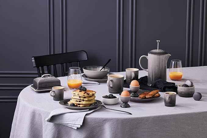 Le Creuset Stoneware European Butter Dish, Oyster