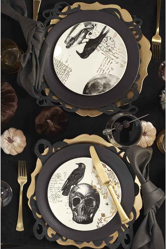 Lenox 895246 Lx Collective Black Dinner Plates, Set Of 4