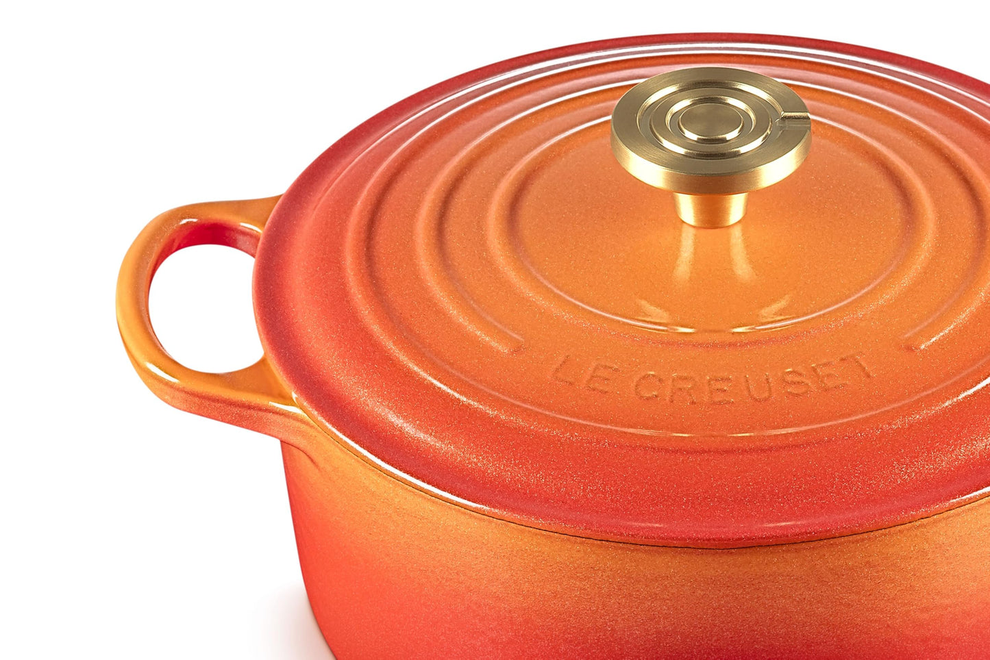 Enameled Cast Iron Round Dutch Oven (Flamme Doree / 7.25 Qt)