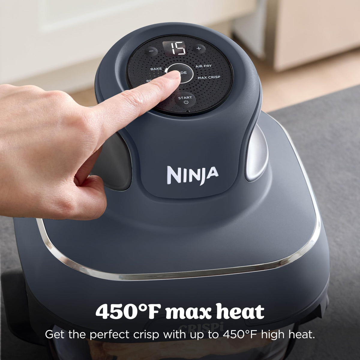 Crispi Glass Air Fryer (Cyberspace Gray)