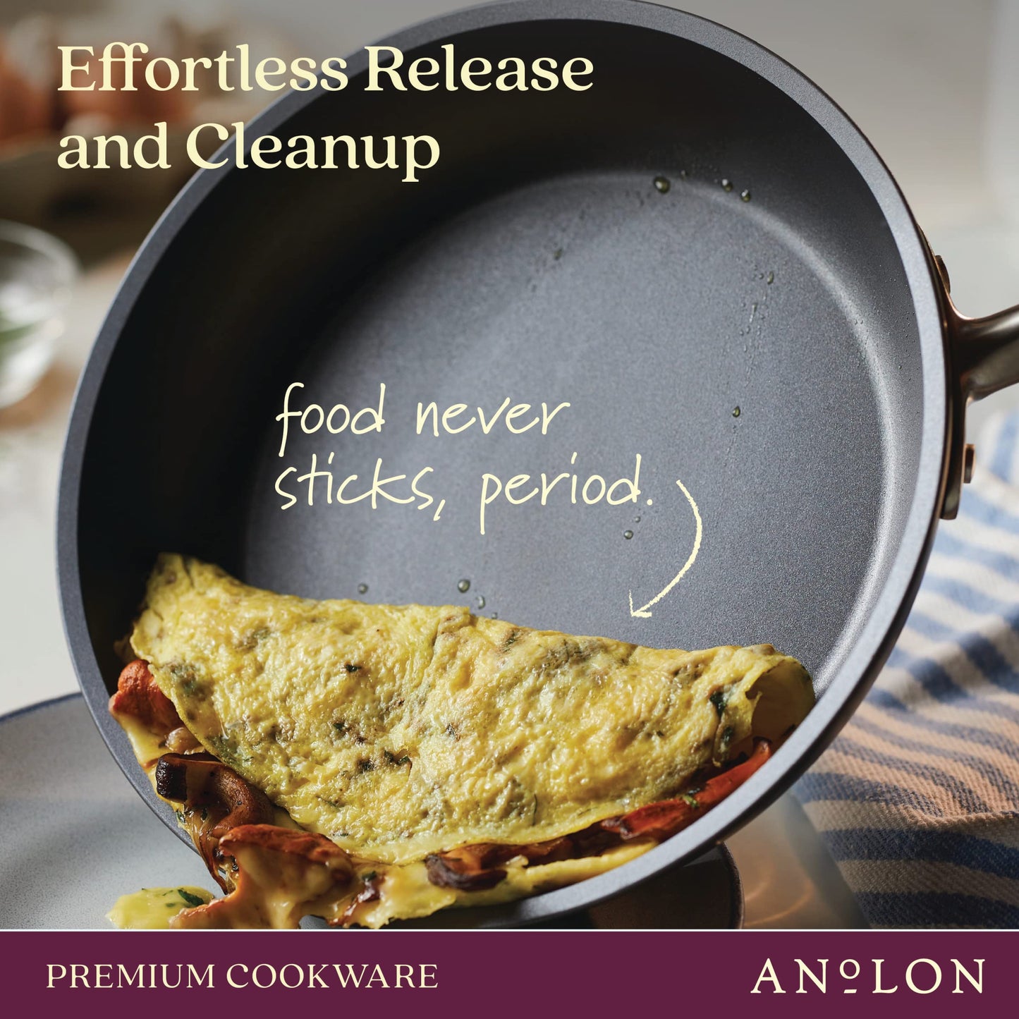 Accolade Forged Hard Anodized Nonstick Deep Frying Pan (Skillet (12"))