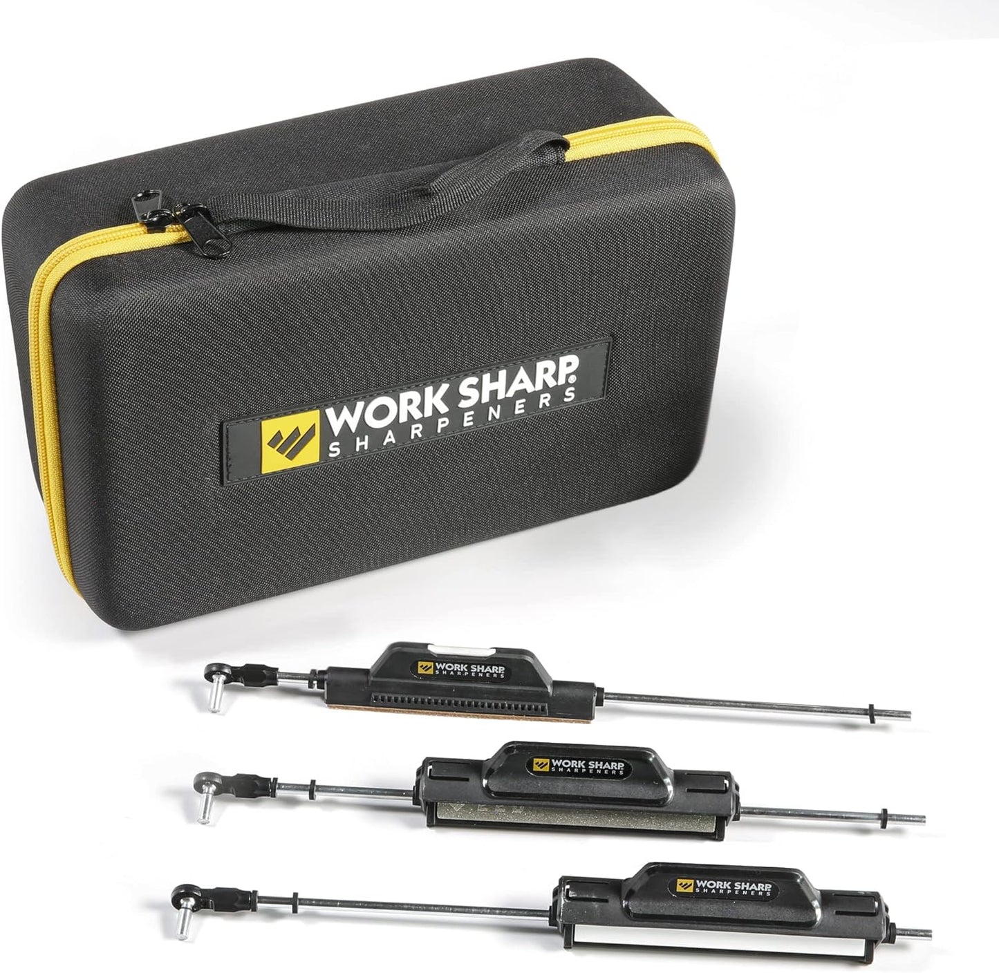 Upgrade Kit for Precision Adjust Knife Sharpener, Set of 7 Abrasives and Carry Case