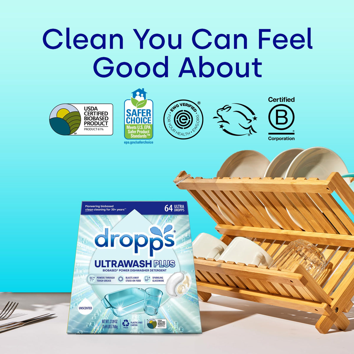UltraWash Plus Dishwasher Detergent Pods (64 Count)