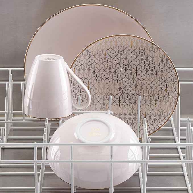 Lenox 886115 Trianna Blush 12-Piece Dinnerware Set