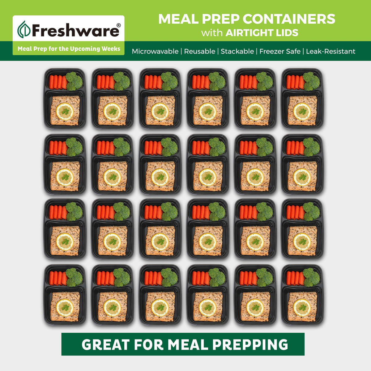 Meal Prep Containers with Lids 28 oz [150 Pack] 2 (28OZ-150PK)
