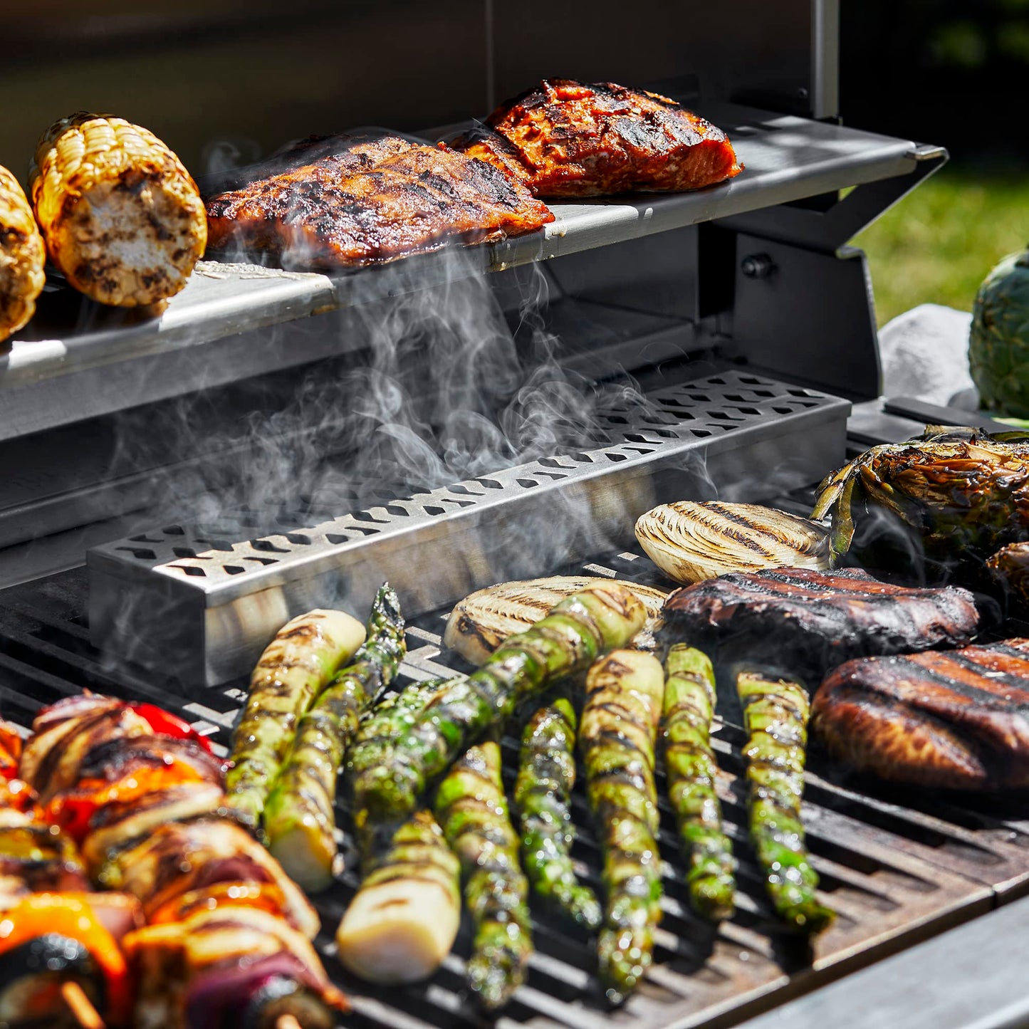 ZWILLING BBQ+ Stainless Steel Grill Smoker Box for Wood Chips