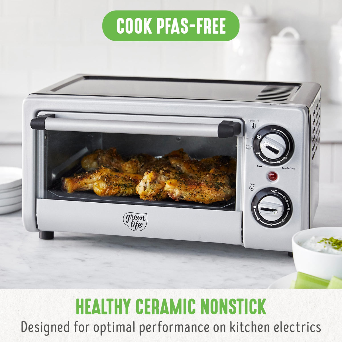 Countertop Toaster Oven Air Fryer Stainless Steel (Countertop Toaster Oven Air Fryer / Black)