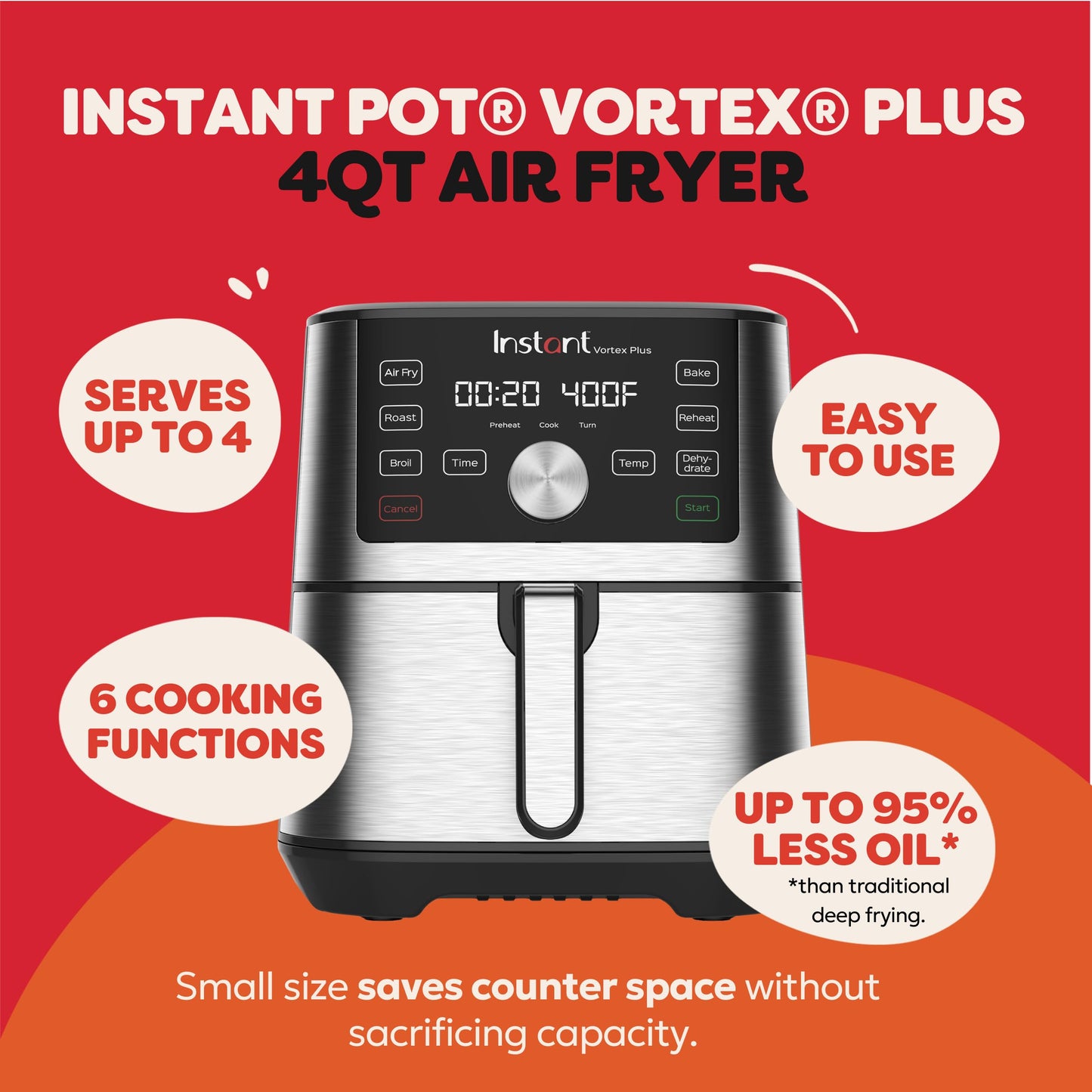 Vortex Plus Mini 4 Qt 6 (Stainless Steel / 4 qt)