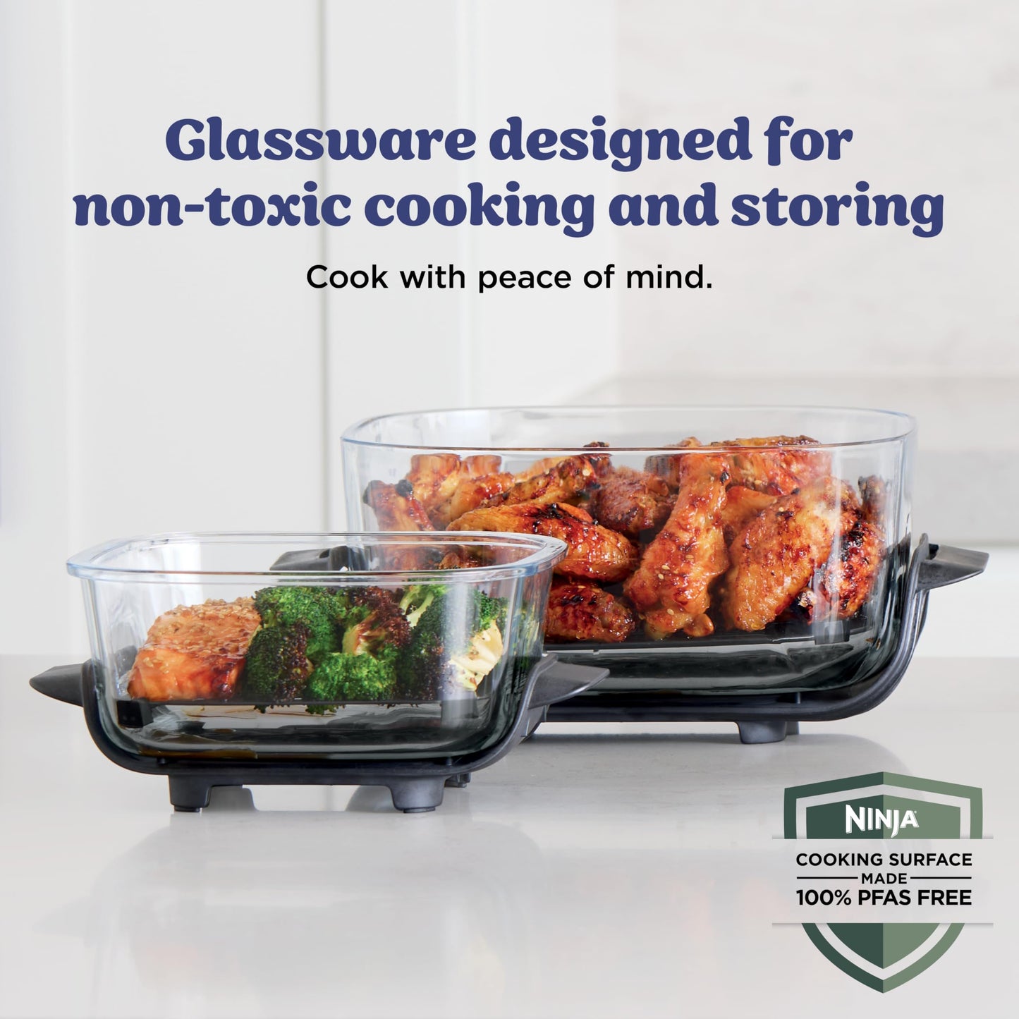 Crispi Glass Air Fryer (Frosted Lilac)
