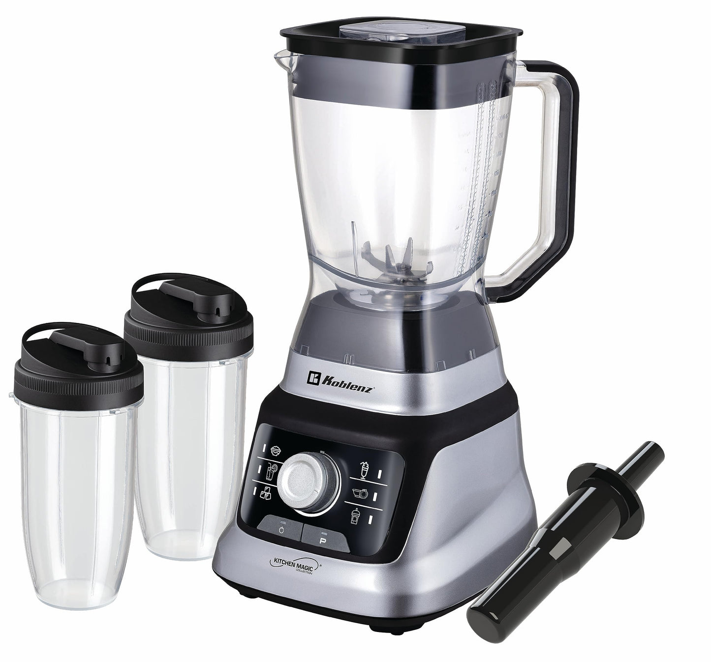 Bob Countertop Blender (1400W - Silver / Silver)