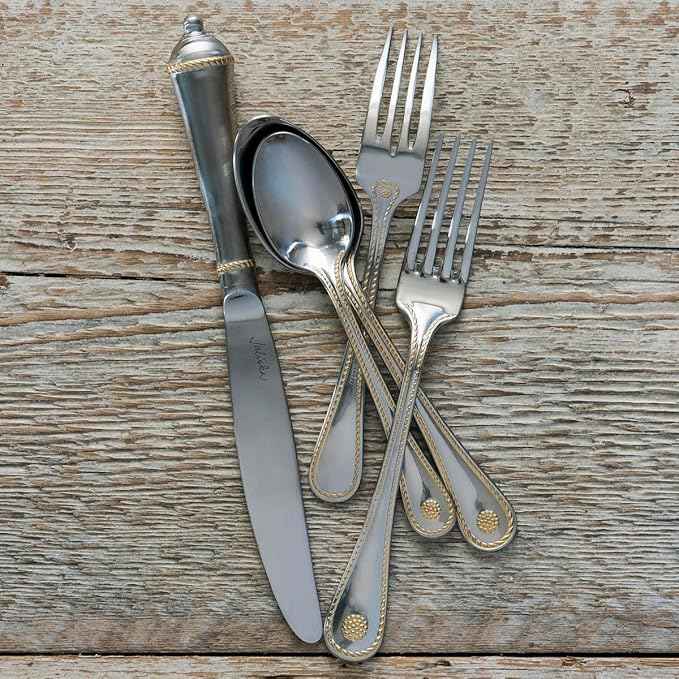 Juliska Berry & Thread 5pc Place Setting - Bright Satin with Gold