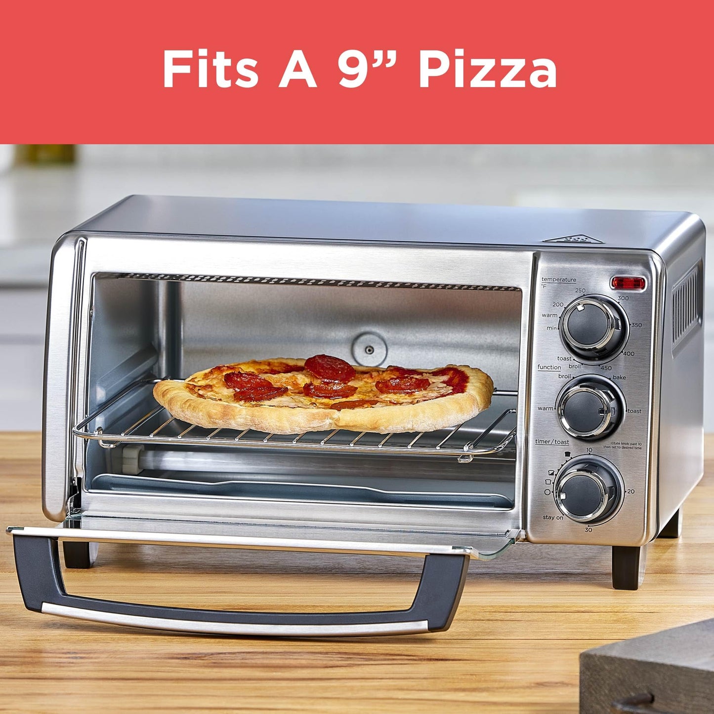 TO1313SBD Toaster Oven (4 Slice Stainless Steel)