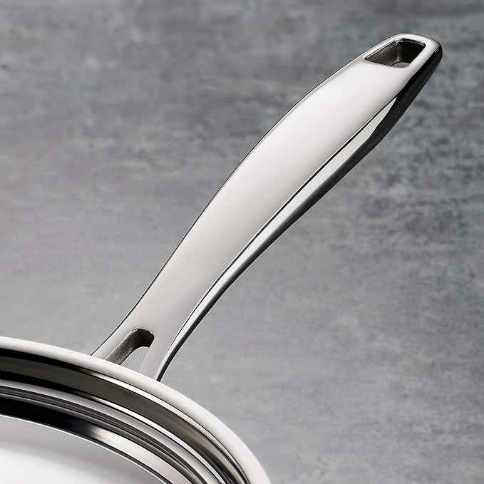 Tramontina Signature Tri-Ply Clad Stainless Steel 10-Piece Cookware Set with Lids, Pots and Pans Kitchen Set, Induction-Ready, Dishwasher-Safe, NSF-Certified, Made in Brazil