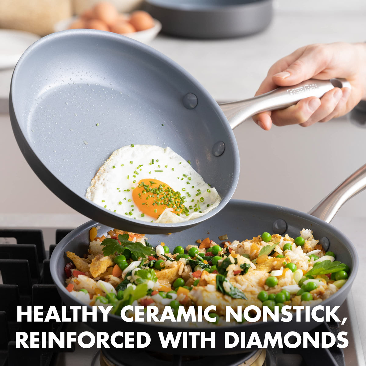 Lima Hard Anodized 8" 10" & 12" Frying Pan Skillet Set (8" 10" and 12" Frying Pan Skillet Set)