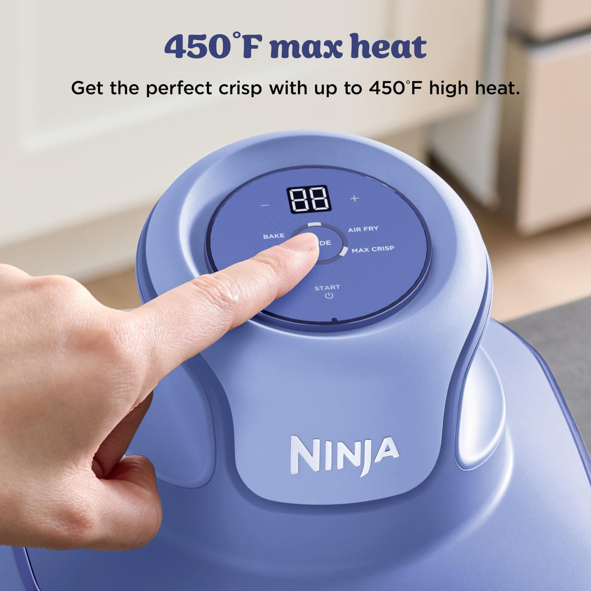 Crispi Glass Air Fryer (Frosted Lilac)