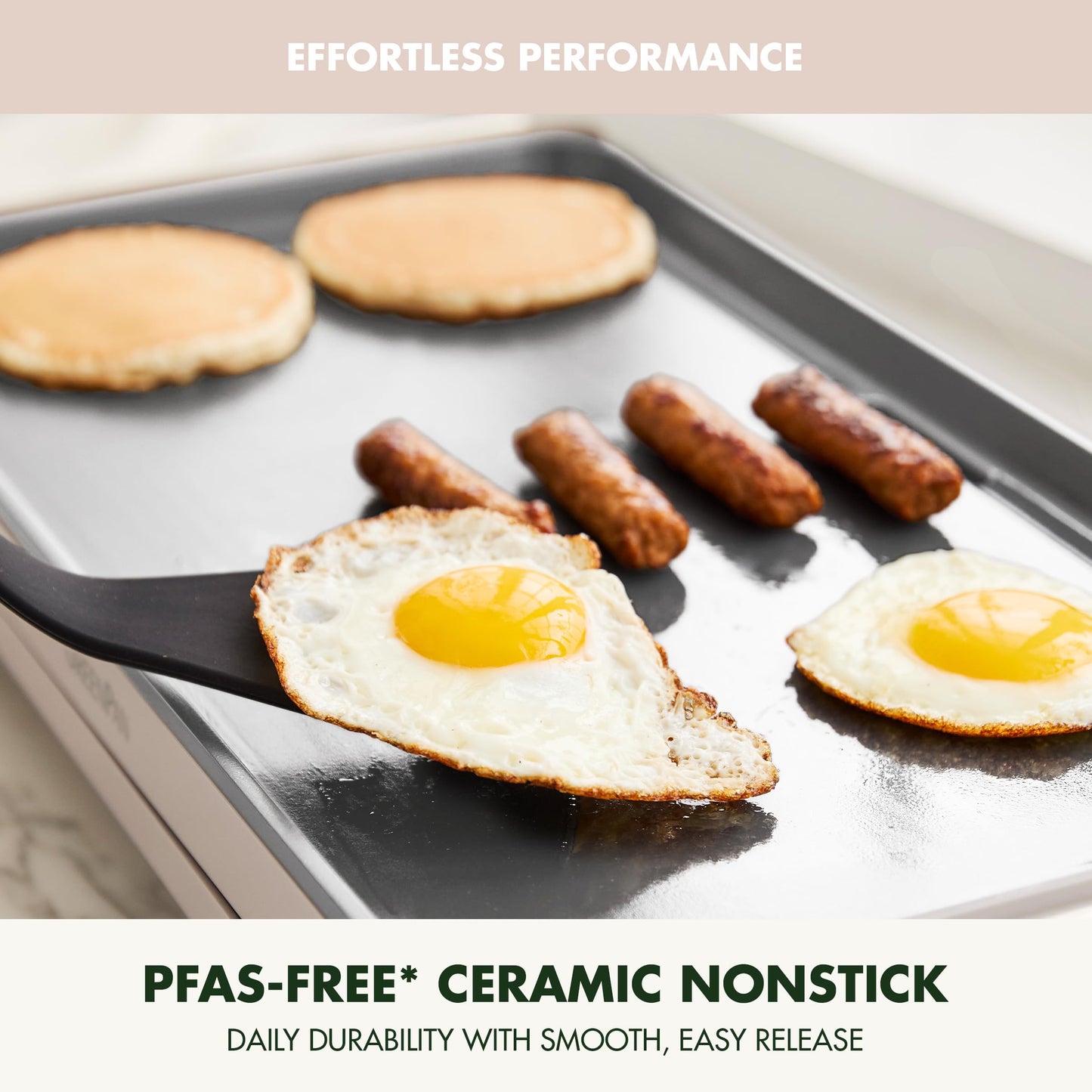 Advanced 10.5”x 20” Electric Griddle with Warming Drawer (10.5" x 20" Electric Griddle / Clay)