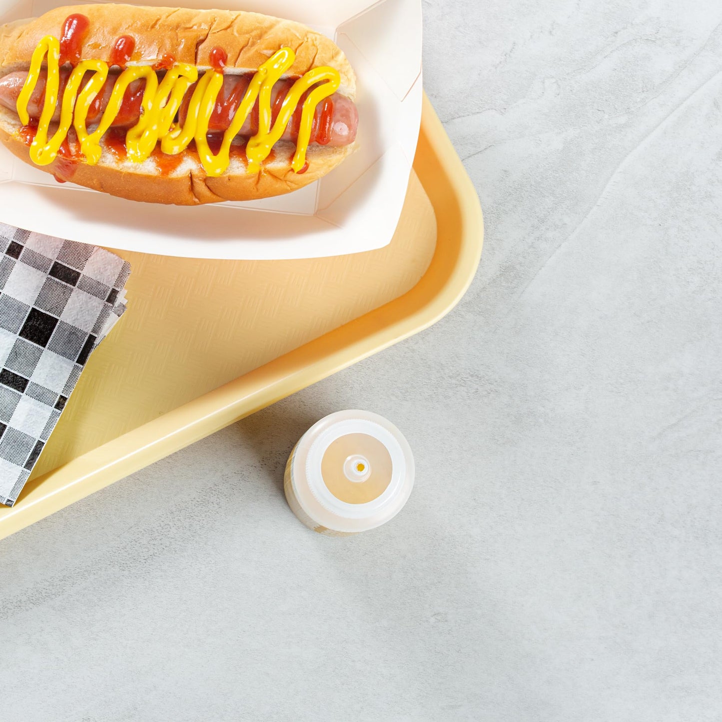 8 oz Plastic Squeeze Bottle 6 Wide Mouth Condiment Bottles with Precision Tip Reusable Freezer (8 Ounces)