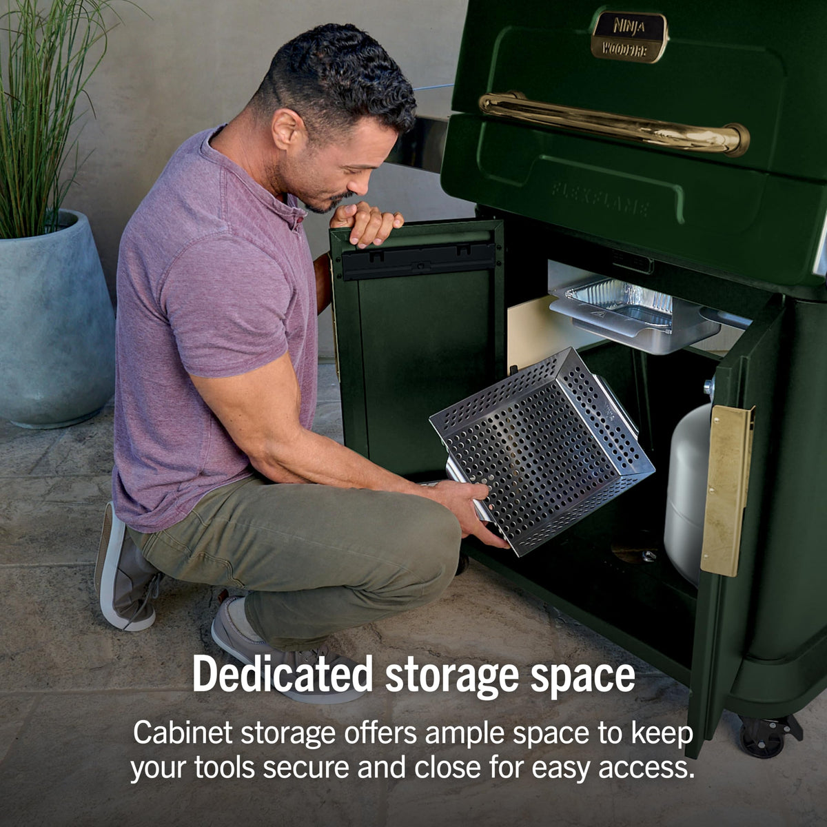 FlexFlame Grill & Smoker (Green)