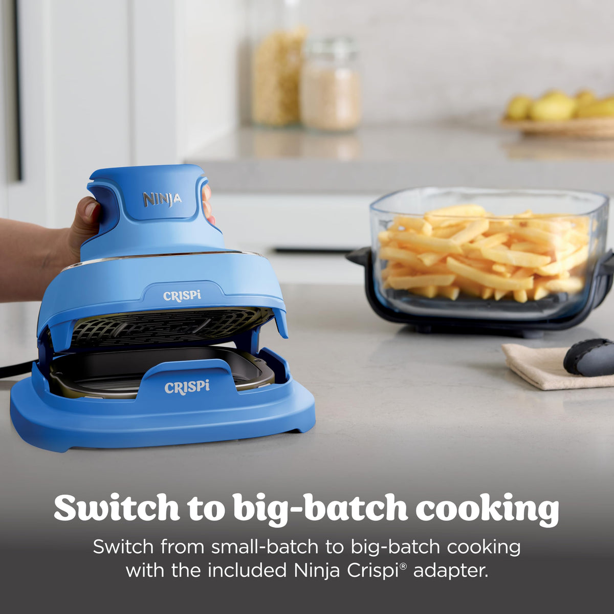 Crispi Glass Air Fryer (Electric Cobalt)