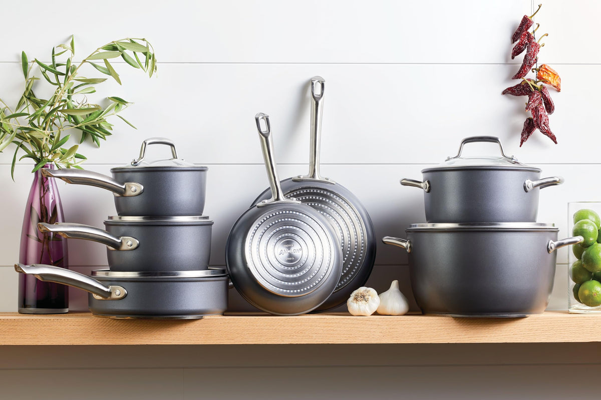Accolade Forged Hard Anodized Nonstick Pots & Pans (Cookware Set (12 Piece))