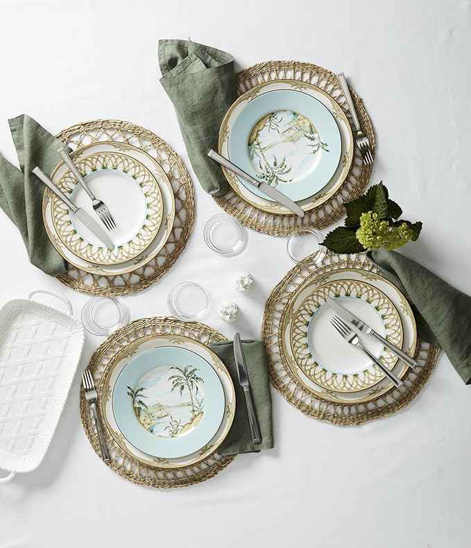 Lenox 897265 British Colonial Tradewind Accent Plates, Set of 4