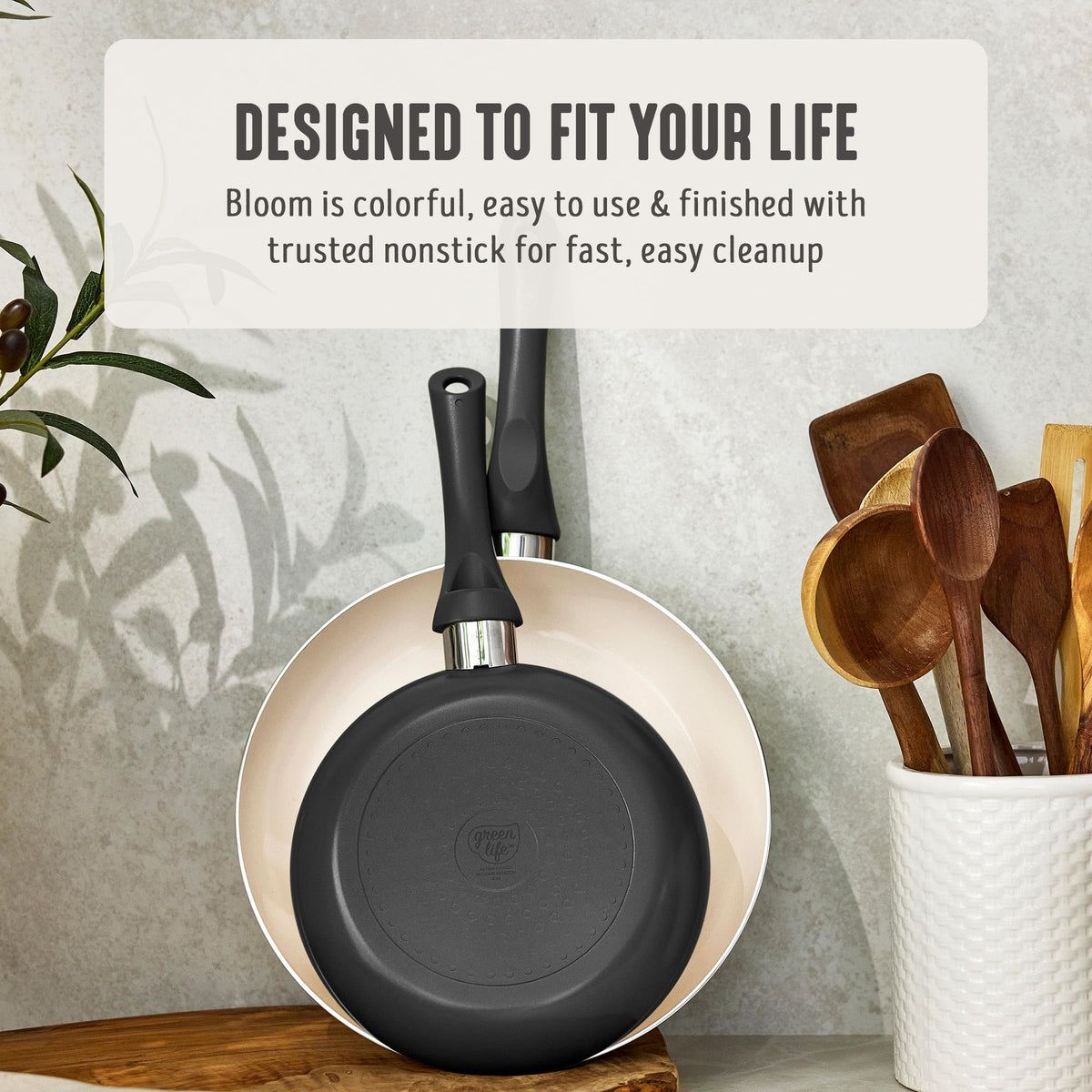 2 Piece 8" & 10" (8" and 10" Frying Pan Skillet Set / Graphite Black)