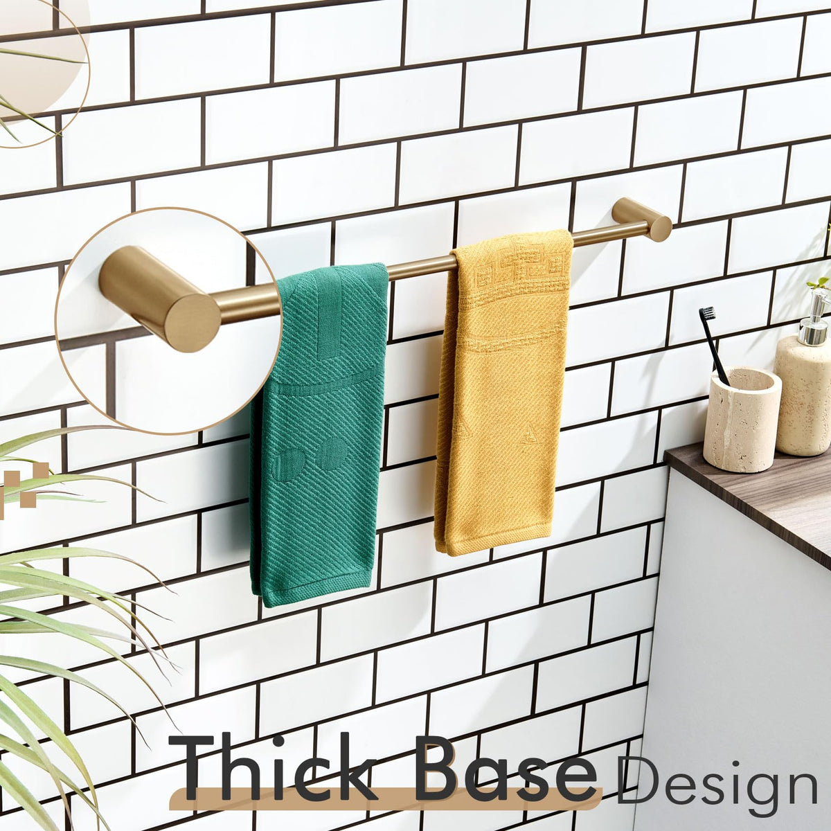 Bath Towel Bar 20 (Champagne Bronze / 20-Inch)