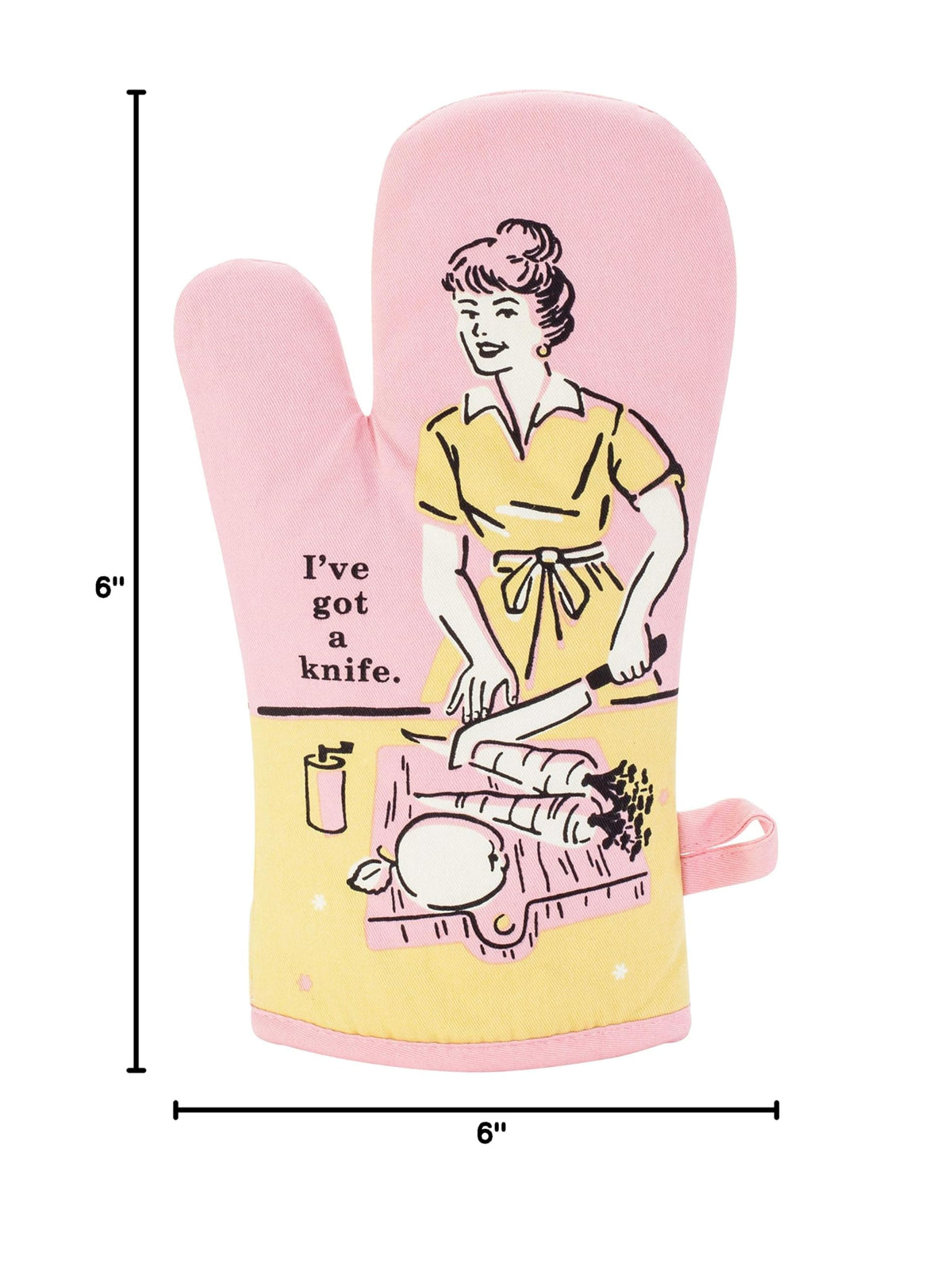 Oven Mitts Cute Kitchen Accessories & Kitchen Gifts (I've Got a Knife)