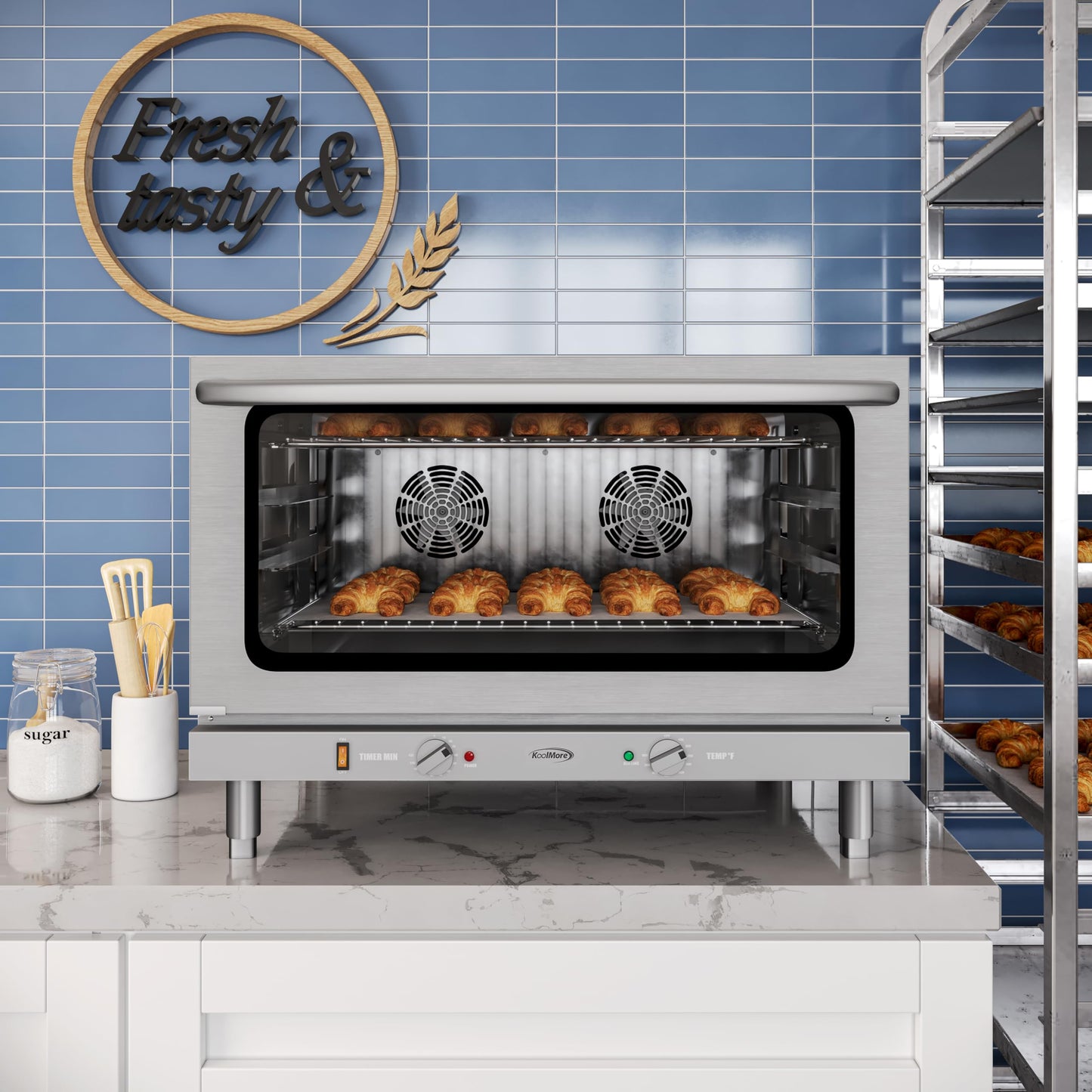 32 in. Commercial Countertop Convection Oven