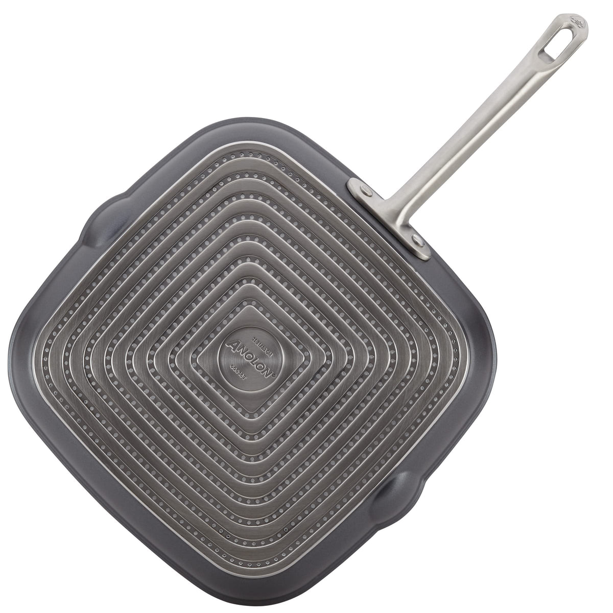 Accolade Forged Hard Anodized Nonstick Square Grill Pan (Grill Pan (11"))