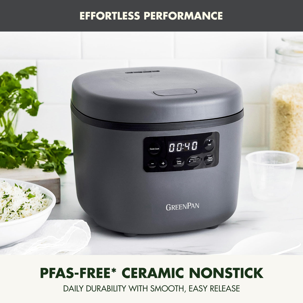 Advanced Rice Cooker (8 Cup Rice Cooker / Graphite)