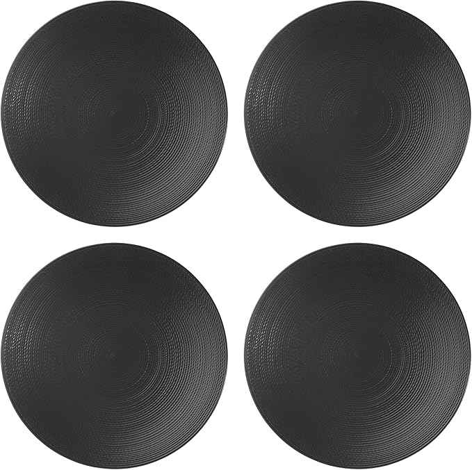 Lenox 895246 Lx Collective Black Dinner Plates, Set Of 4