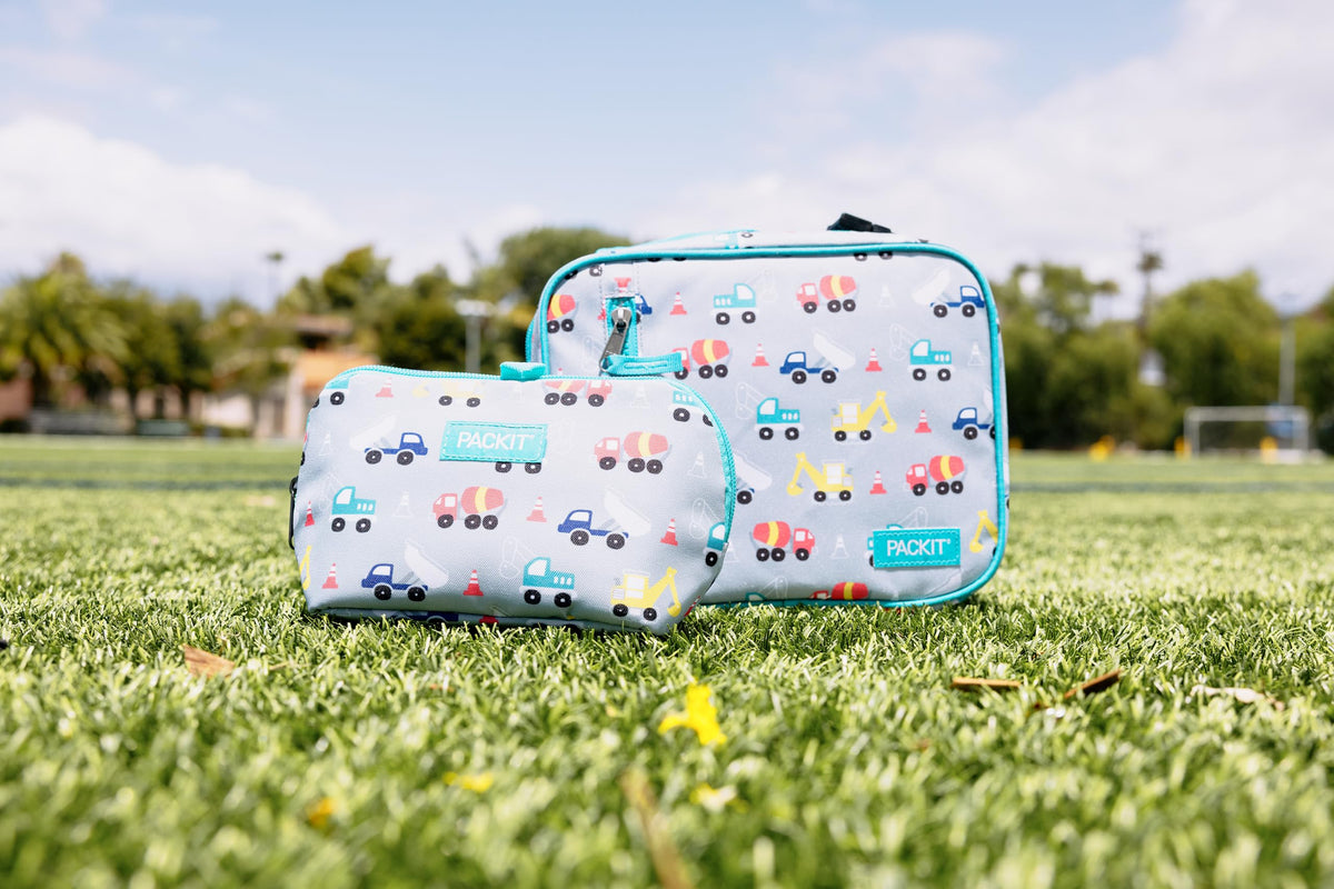 Freezable Snack Bag (Construction Trucks / Medium)