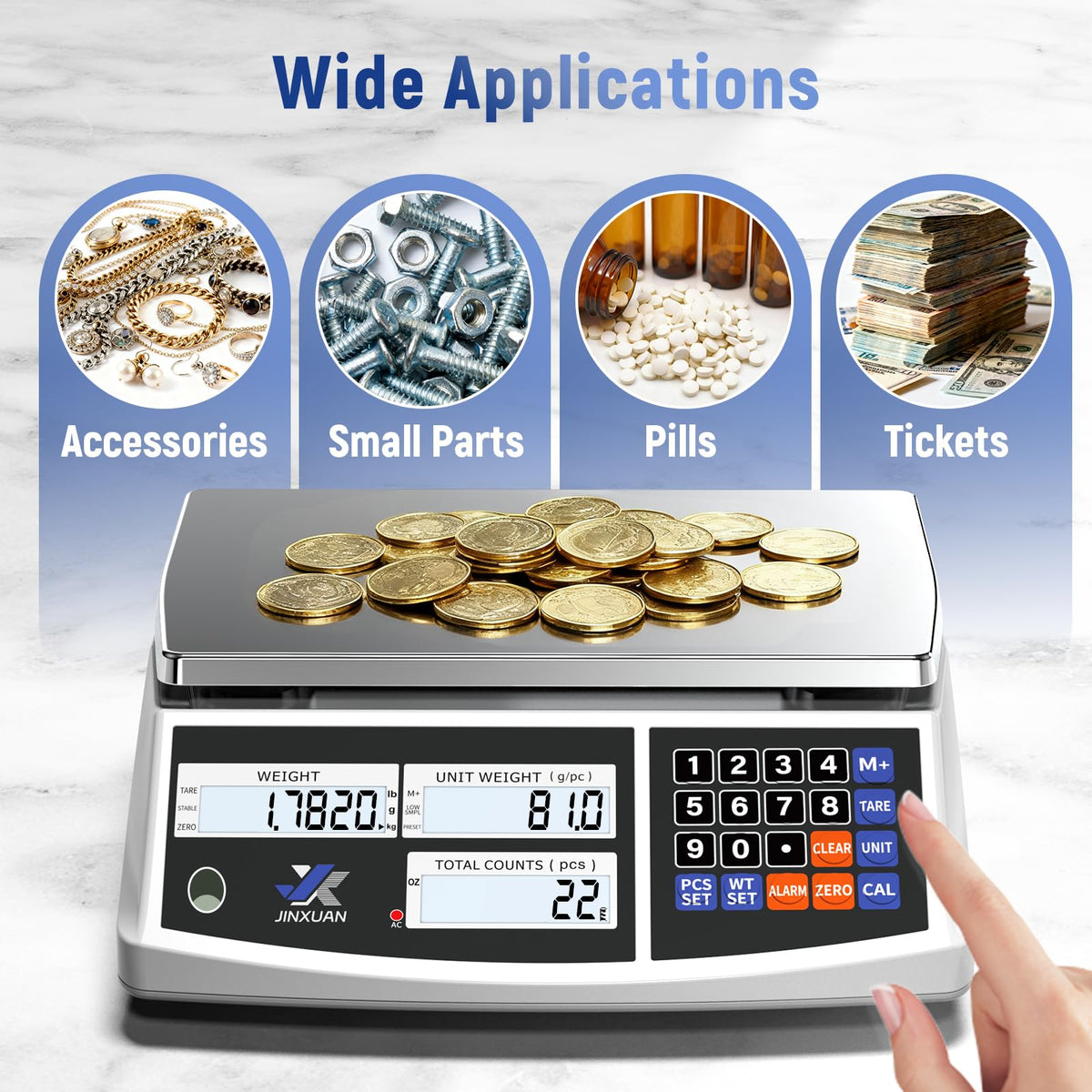 Industrial Counting Scale 40kg (40kg x 1g)