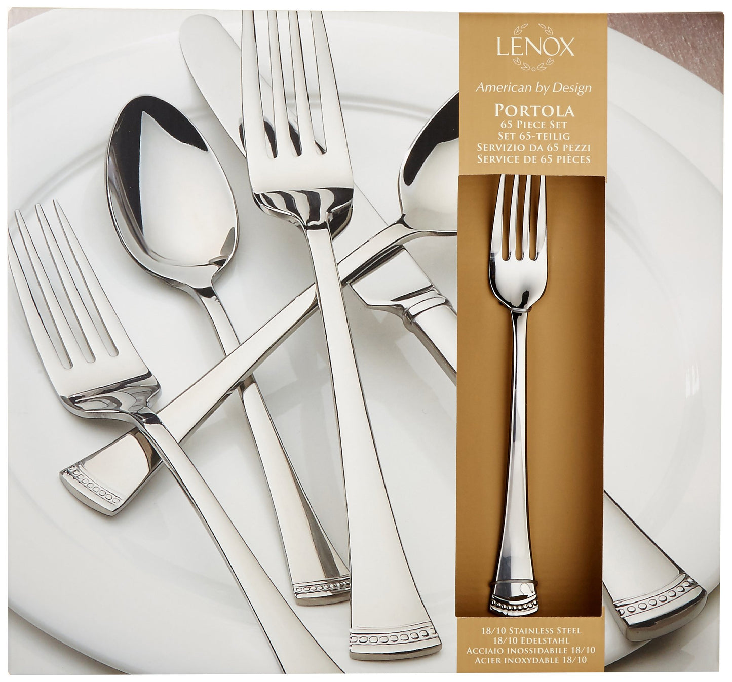 Portola 65 Piece 18 (65-Piece Flatware Set)