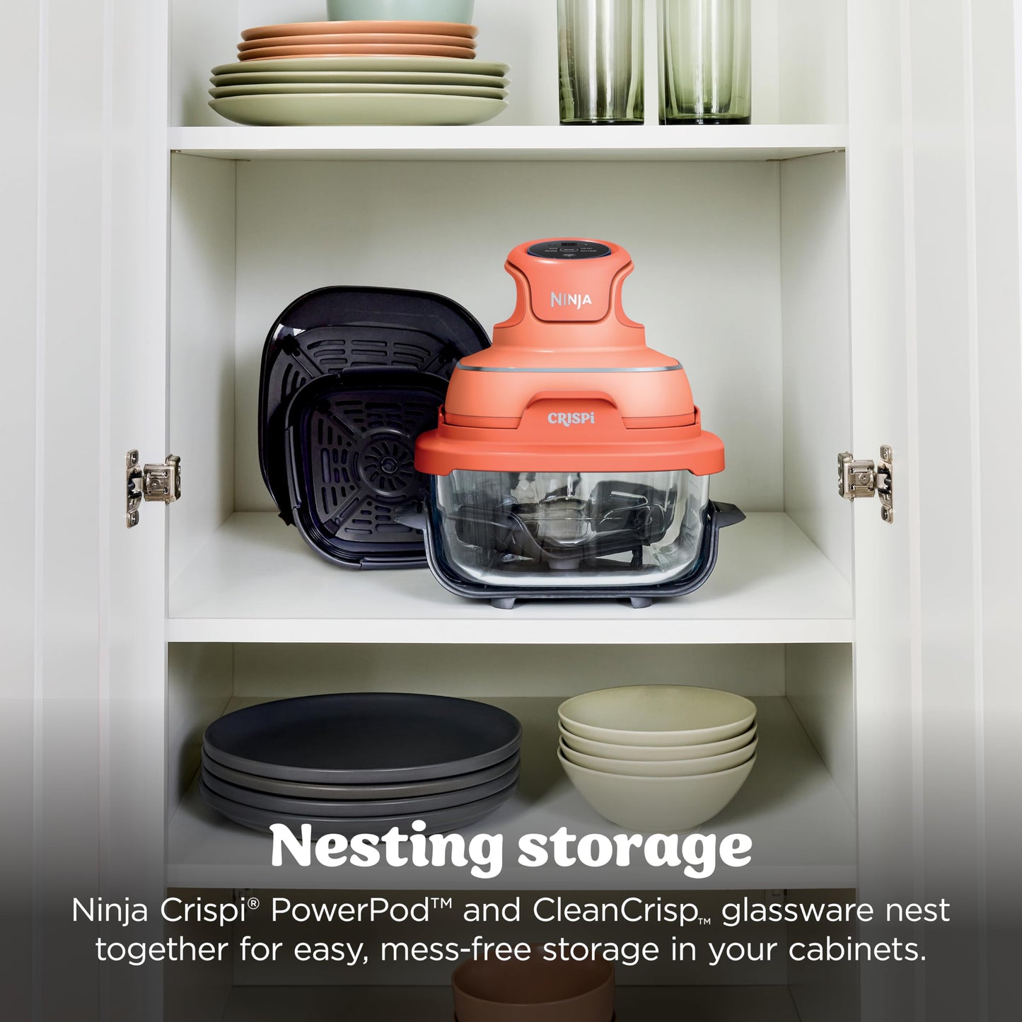 Crispi Glass Air Fryer (Orange Pepper)