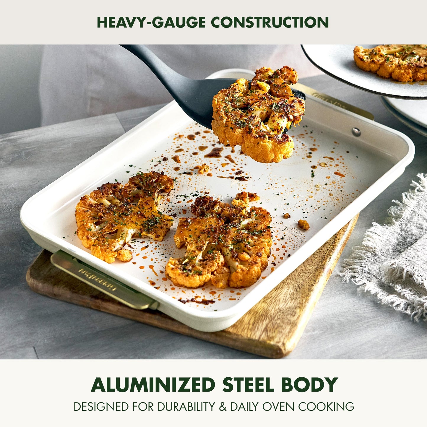 Bakeware 13" x 9" Quarter Sheet Pan (13" x 9" Quarter Sheet Pan / Cream)