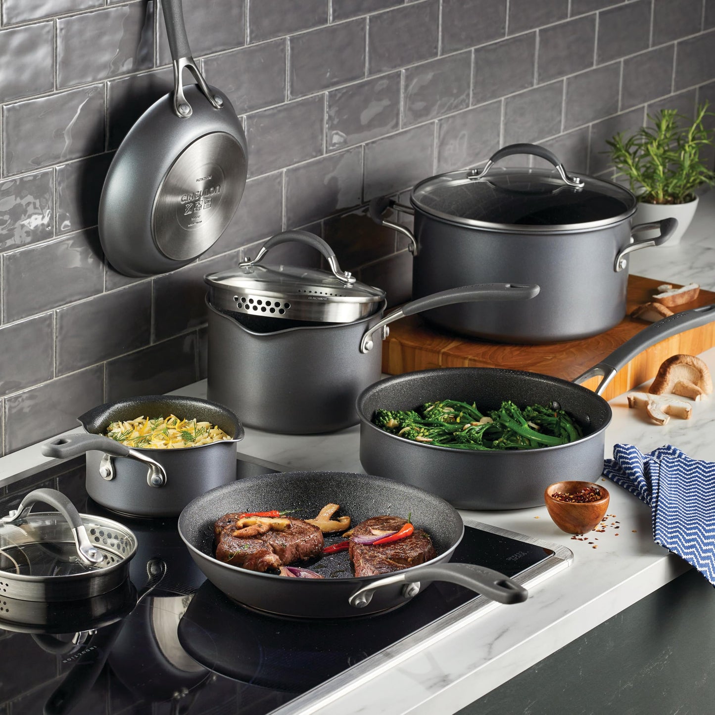 A1 Series Induction Pots and Pans Cookware Set