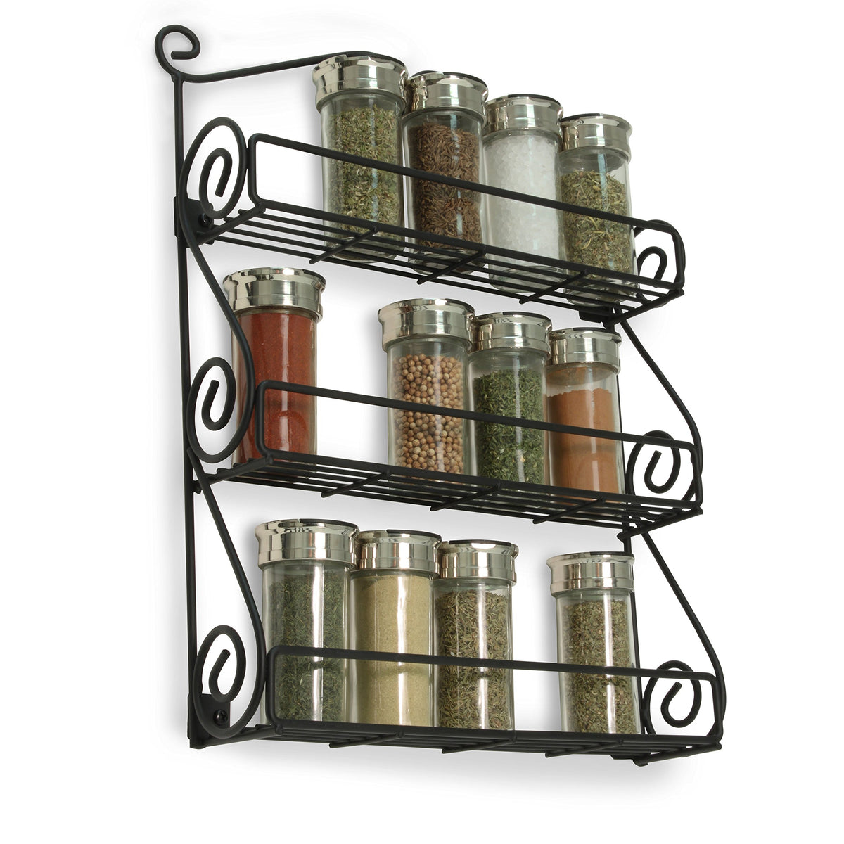 Diversified Scroll Wall (Black / 3-Tier / Scroll)