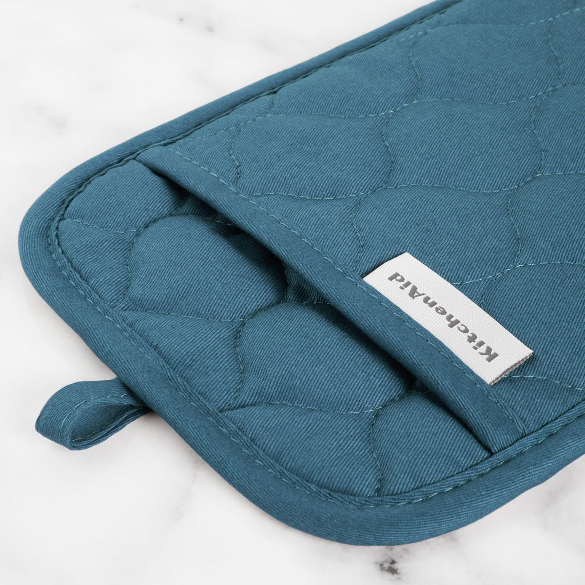 Quilted Cotton Oven Mitt (Agave)