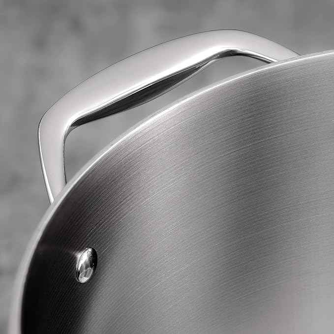 Tramontina Signature Tri-Ply Clad Stainless Steel 10-Piece Cookware Set with Lids, Pots and Pans Kitchen Set, Induction-Ready, Dishwasher-Safe, NSF-Certified, Made in Brazil