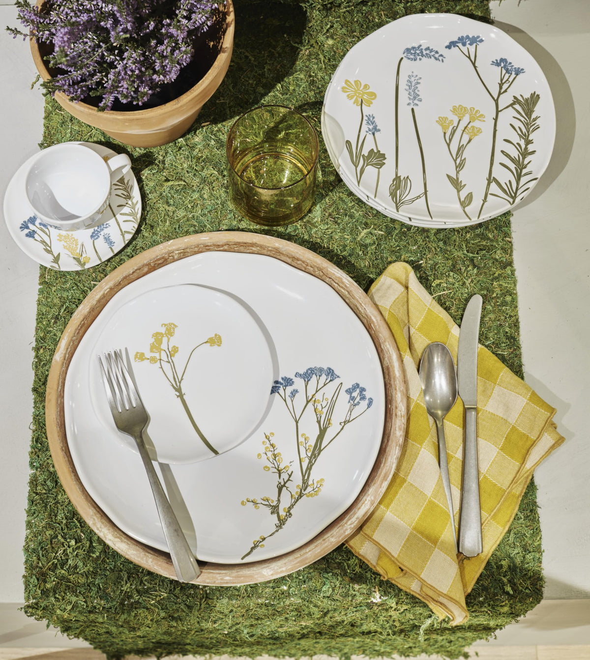 Wildflowers 4 (Tidbit Plates, Set of 4)