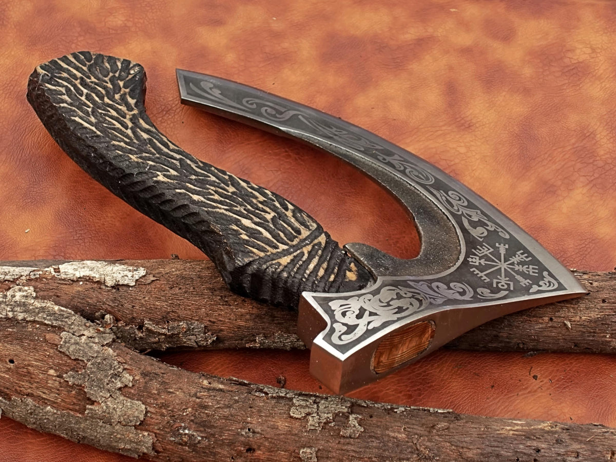 Handcrafted Pizza Axe (Black)